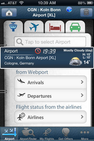 Cologne Airport (CGN) Flight Tracker screenshot 3