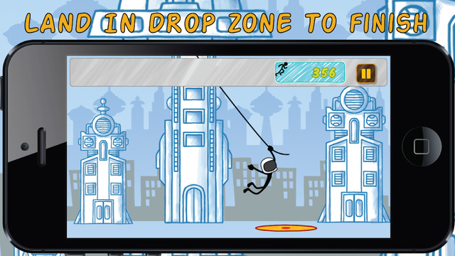 免費下載遊戲APP|Super Stickman Swing - City Sky Fly app開箱文|APP開箱王