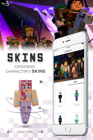 Skins for Minecraft Pocket Mine Edition & Servers for Minecraft PE screenshot 2