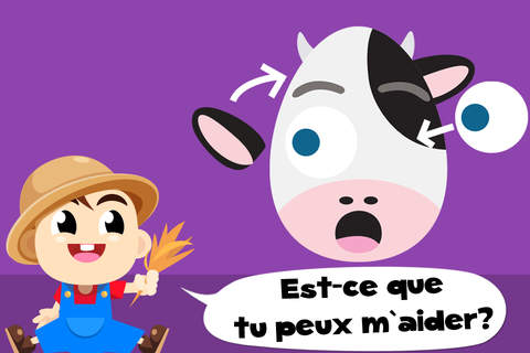Baby Tommy Farm Animals Free - Barn and farm animal puzzles screenshot 2