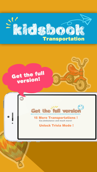 【免費遊戲App】KidsBook: Transportations - HD Flash Card Game Design for Kids-APP點子