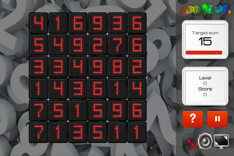 Add It Up Math Game screenshot 2