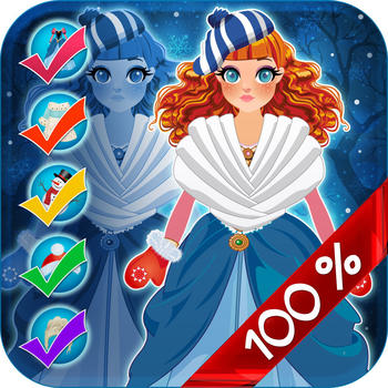 My Pretty Little Snow Princess Copy & Draw Game - Virtual World of Royal Beauty BFF Dress Up Club Edition - Free App 遊戲 App LOGO-APP開箱王