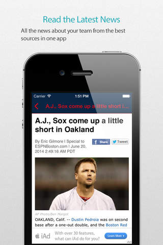 Boston Baseball Schedule Pro — News, live commentary, standings and more for your team! screenshot 3