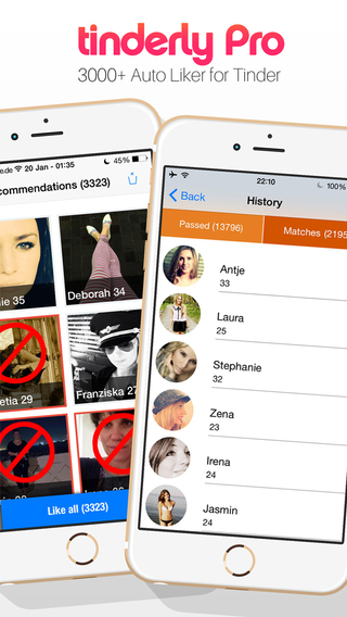 【免費生活App】Tinderly 3000+ FREE Auto Liker for Tinder-APP點子