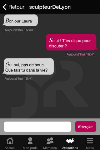 JeRencontre.fr : la rencontre par affinités émotionnelles screenshot 4