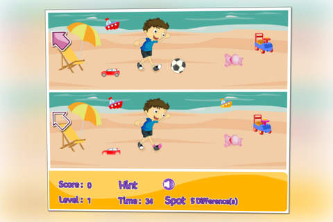 Beach Kids Differences screenshot 2