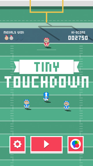 【免費遊戲App】Tiny Touchdown-APP點子