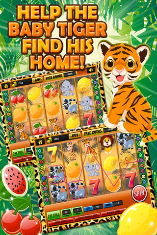 Ace Classic Vegas Baby Tiger Slots - Lucky Safari Gambling Casino Slot Machine Games Free screenshot 2