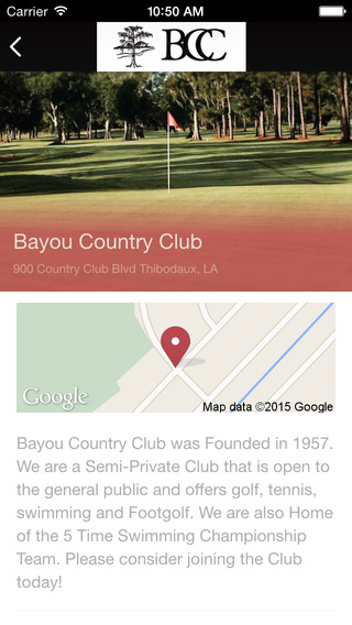 【免費運動App】Bayou Country Club-APP點子