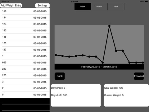 Body Stats Tracker screenshot 3