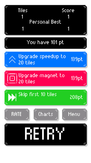 【免費遊戲App】Pixel Tiles: hit the escaping dotted squares mania-APP點子