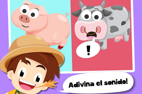 Toddler Tommy Farm Animals Cartoon Free - Barn and farm animal puzzles screenshot 4