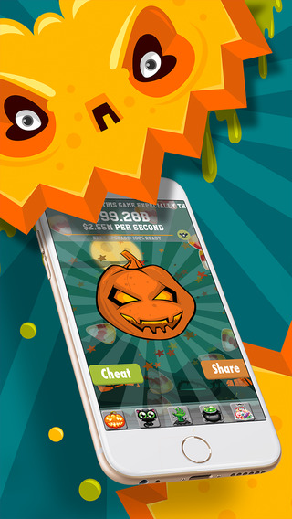 Halloween pumpkin clickers- trick or treat with spooky sound monster zombie cookie and candy