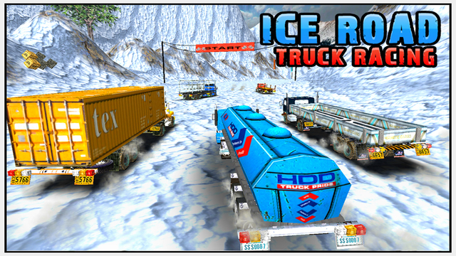 【免費遊戲App】Ice Road Truck Racing ( Best Truckers Race game for Holidays in winter season )-APP點子