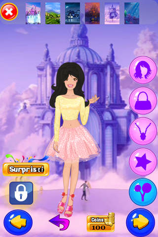 Adorable Fairy Tale Princess Fashion Salon screenshot 2