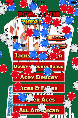 Aced Royal Flush Video Poker screenshot 2