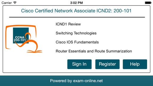 CCNA 200-101 ICND2 Exam Online