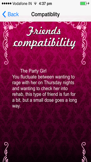 【免費娛樂App】Compatibility Of Friends-APP點子