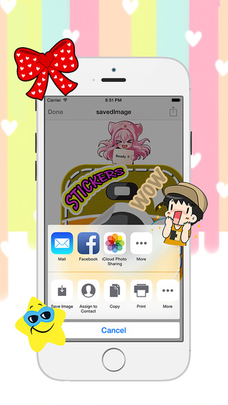 【免費生活App】Cute Photo Sticker3-APP點子