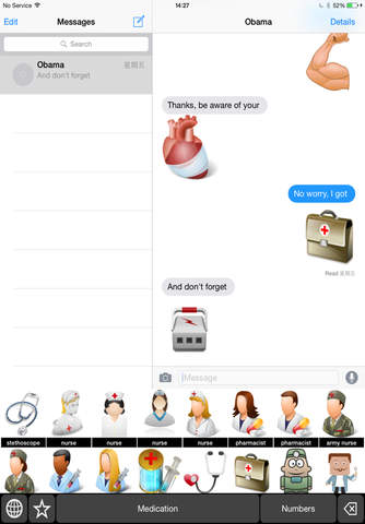 Medical XtraKeyboard: Custom Keyboard Sticker and Emoji for medical professionals or students screenshot 3