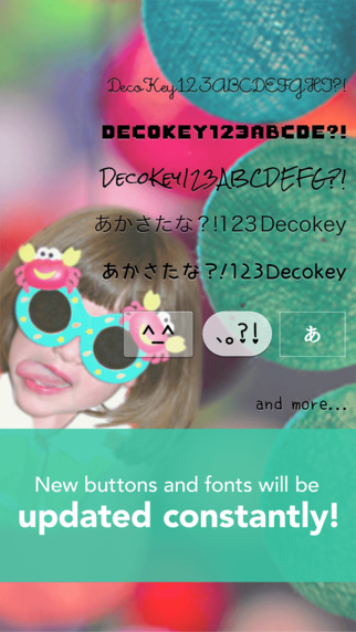 【免費工具App】DECOKEY-Background/Button/Font Customizable English Keyboard-APP點子