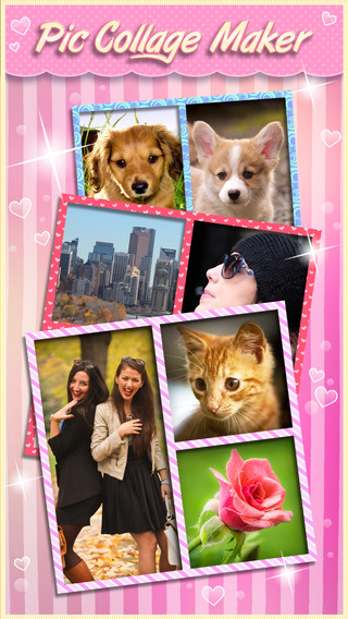 Photo Grid Pic Collage Maker - Frame Edit and Stitch Pictures with cool Filters
