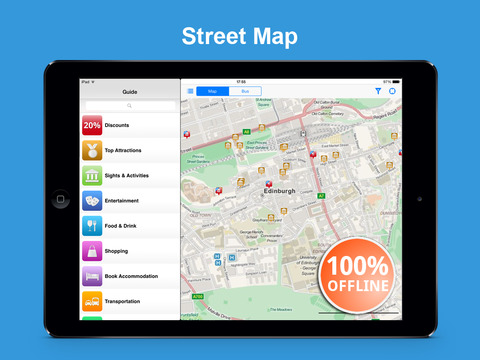 【免費旅遊App】Edinburgh for Less Travel Guide-APP點子