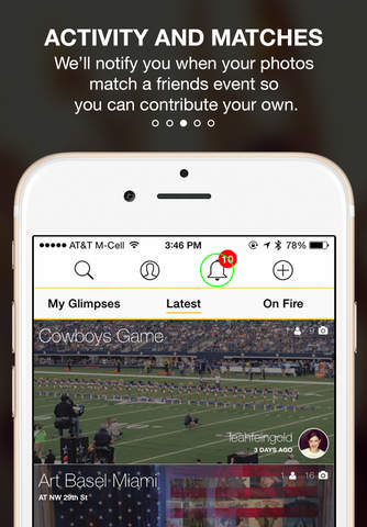 Glimpsable - Bring You And Your Friend's Photos Together screenshot 3