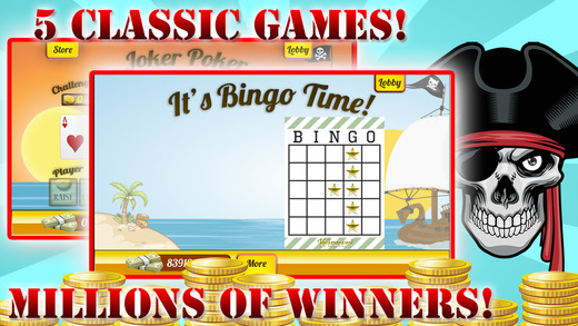 Pirates Casino Dynasty with Rich Slots Bingo Ball and More