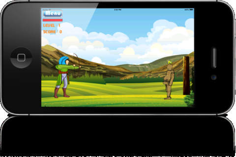 Hit Apple : The Magic Bow and Arrow Pocket Archery Impossible Survival Buddy Up Down Head Game screenshot 3