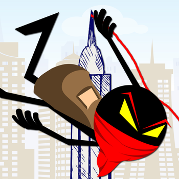 Flying Ninja Thief Swing : Tight-Rope Swinging Urban Robbery Get Away FREE LOGO-APP點子