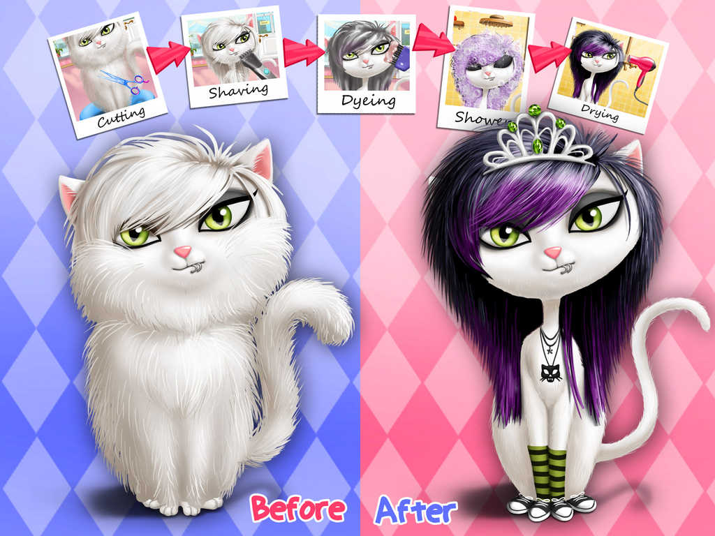 App Shopper: Animal Hair Salon, Dress Up and Pet Style Makeover - Kids