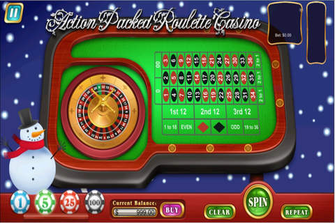 Action Packed Roulette Casino : Merry Christmas Betting and Spinning Bonus FREE screenshot 3