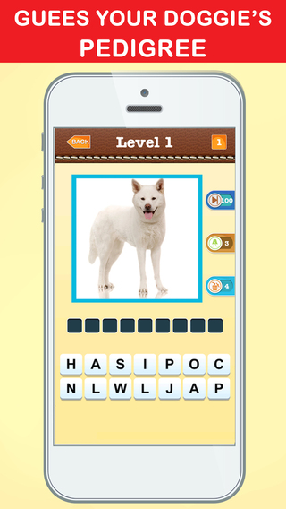 【免費遊戲App】Guess Puppy & Dog Breeds Photo Quiz - Watch Pet Doggie,Cute Pup or Hound Dog Pics & Answer Breed Names,Word Fun!-APP點子