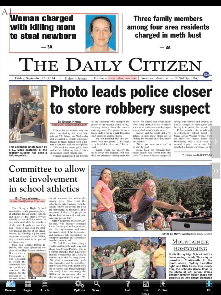 App Shopper: The Daily Citizen -Dalton, GA (News)