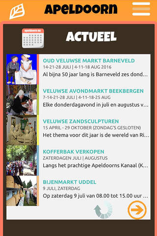 Apeldoorn - tourist information (Nederlands + English) screenshot 3