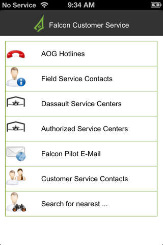 Dassault Falcon Customer Service screenshot 3