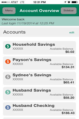 TTCU Mobile Banking screenshot 2