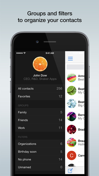 Contacts - Address book manager for iCloud Gmail Facebook Outlook Contacts