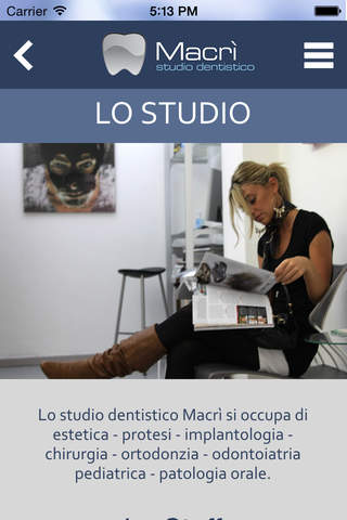 Macrì studio dentistico screenshot 2