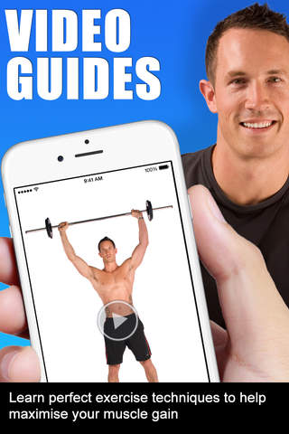 Gym Training Lite - Gain fitness, build muscle, exercise and burn calories. screenshot 3