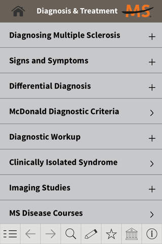 Multiple Sclerosis Dx & Mgmt. screenshot 2