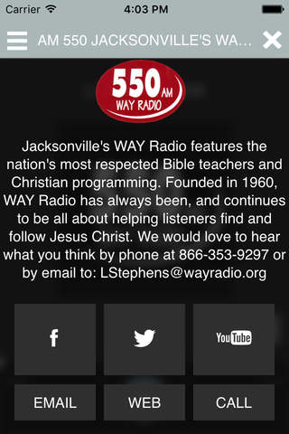 Jacksonville's WAY Radio screenshot 3