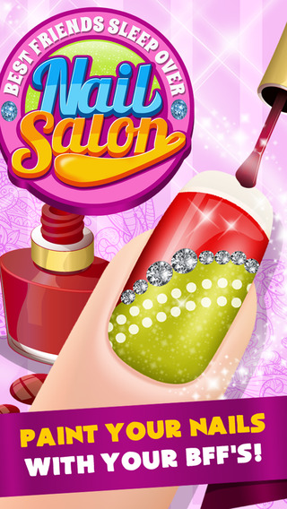 A Best Friends Sleepover Nail Salon Maker - Free G