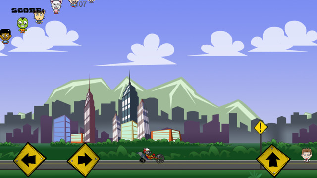 【免費遊戲App】Amazing Motoring Wolf: Rocket Throught the City-APP點子