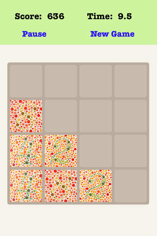 Color Blind 4X4 - Merging Number Block screenshot 3