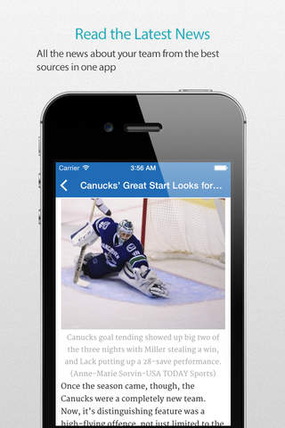 Vancouver Hockey Alarm Pro screenshot 3
