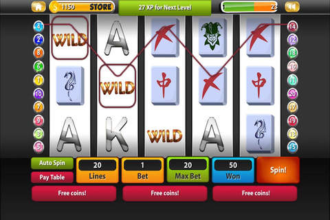 Amazing Moonlight Mahjong Worlds Casino Slots screenshot 3