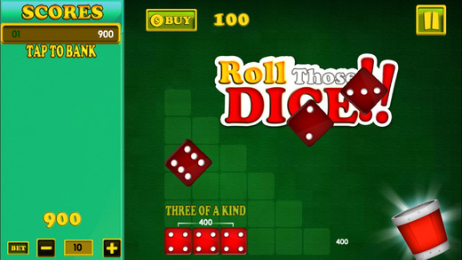 【免費遊戲App】Pro Dice Ten Thousand - Roll Those Lucky Dice - Classic Farkle 10000 Fun!-APP點子